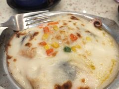 白汁海鲜焗意粉-新辉港式茶餐厅(北栅店)