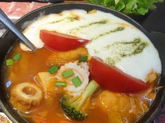 芝士奶盖锅-东北烧烤·烤羊腿(天虹店)