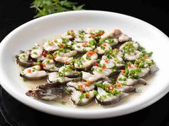 红焖茄子肉松豆腐-新天明砂锅鱼头煲