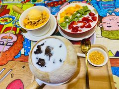 士多啤梨芒果绿茶拉面-甜心妈妈·榴莲星级糖水(北京路总店)