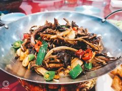 茶树菇鱿鱼-东沙小镇主题餐厅(下沙店)