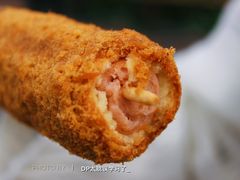 玉米热狗-烘焙小餐车