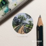 她每天画一张，画了一年！365张极致微型插画