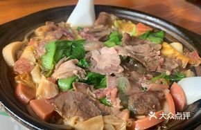 Braised Pork Cutlet and Beef Hot Pot