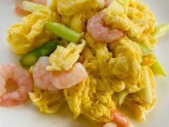 芦笋虾仁炒蛋-野蔓果·山野菜(西湖景区·龙井茶田店)