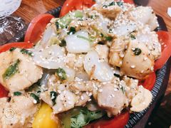 黑胡椒铁板鸡肉-琥珀宫南亚餐厅(欢乐城店)