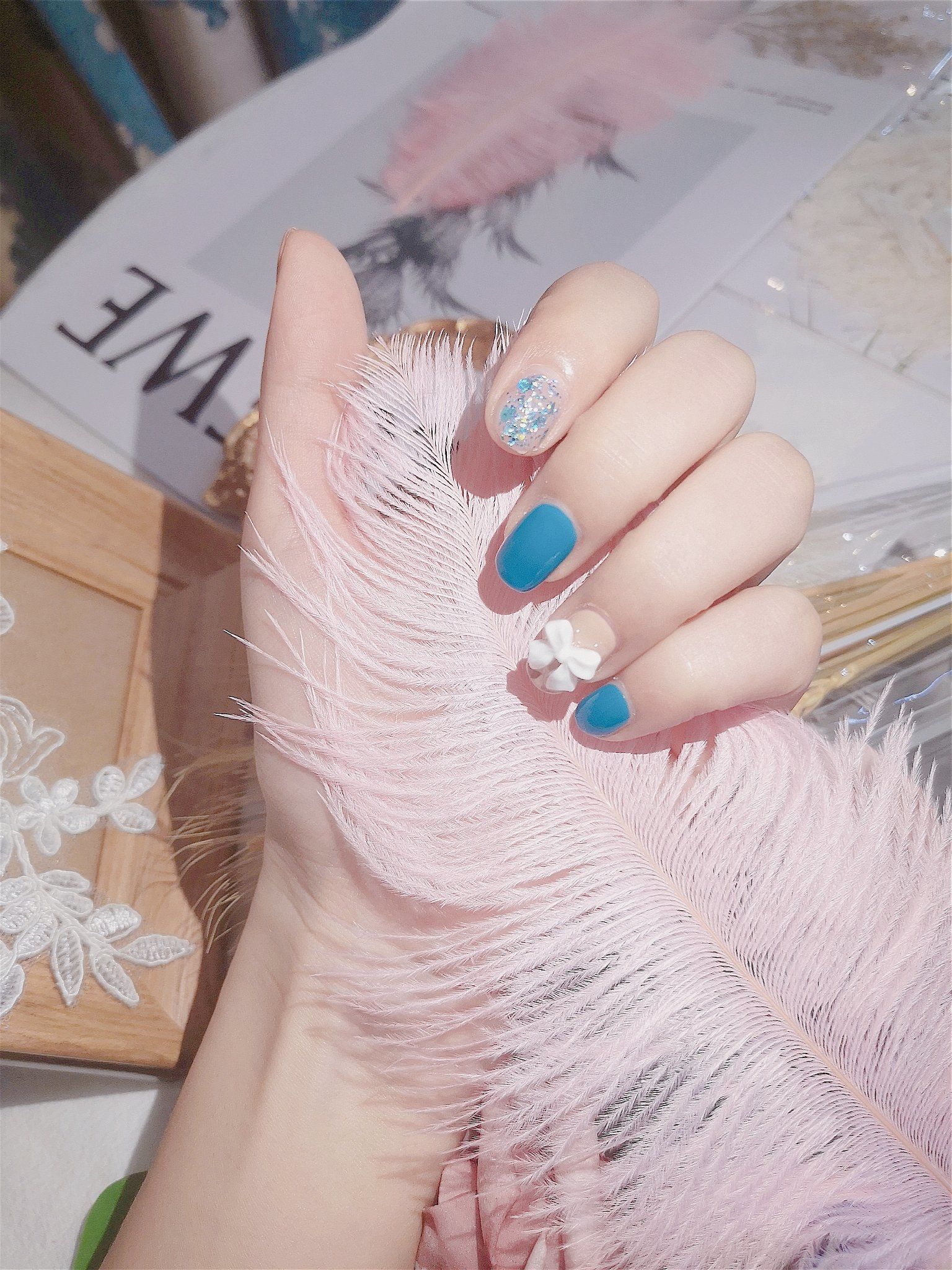 9059.9做的美甲9799完全93以冲92