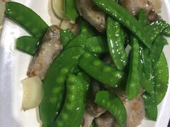 荷兰豆藕夹肉炒百合-阿巧一号私房菜(止园路店)