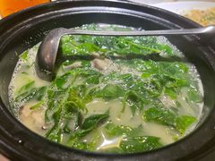 上汤皮蛋煮枸杞叶-百味馆·粤菜·湛江菜(后海花园店)