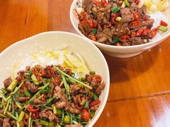 爆炒猪肝盖码饭-刘氏三和面馆