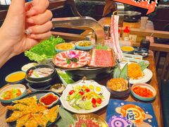 -明洞阿姨·韩式酱蟹烤肉·创意料理(三元桥店)