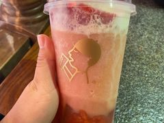 雪山莓莓桂花冻-喜茶(合肥中环城店)