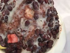 红豆炼乳刨冰-梁子刨冰王&梁小糖(王顶堤店)