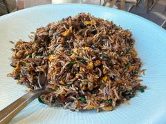 外婆菜牛肉炒饭-加顺农场餐厅