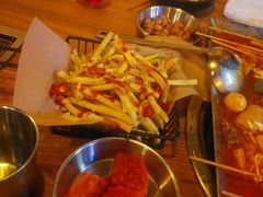 炸薯条-包装马车·韩国料理·포장마차