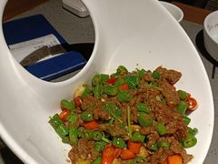 小炒黄牛肉-老头儿油爆虾(星光一期店)