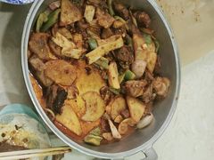 -尕有炕锅烤羊肉