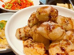 干果糖霜冰川茄子-庐灶江南·江南菜·四合院Bistro(东直门雍和宫·原华侨宾馆店)