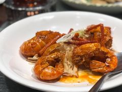 干煎美极罗氏虾-猪肉婆私房菜(华侨城店)