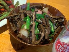 干笋子炒腊肉-禧福徕盆盆香川菜馆(北京市朝阳区)