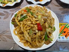 五花肉炒刀削面-韩师傅老大同刀削面(北苑路店)