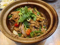 猪肝啫啫煲-楠波炭炉鸡煲馆(桥北店)