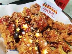 甜辣酱拼盘炸鸡-Meet Sun韩式大排档(五一广场7MALL店)