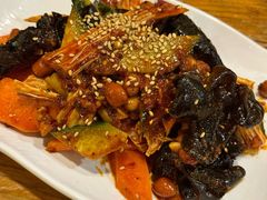 炒杂菜-喇喇排骨火锅·传统韩式脊骨汤(望京西园总店)