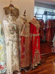 -懿沉香中式嫁衣礼服秀禾服龙凤褂马来褂旗袍总店