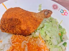 鸡腿饭-北大家园食堂