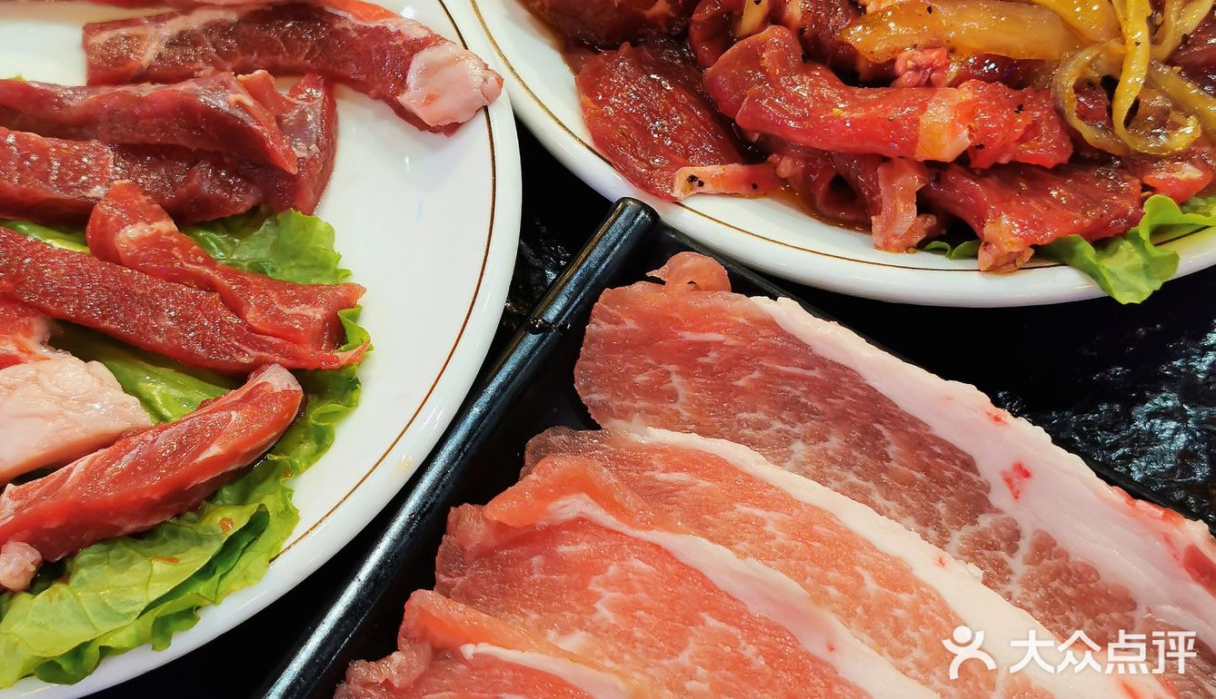 科技园区里的中式烤肉,洋葱鲜牛肉够香嫩~