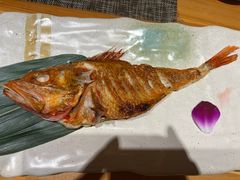 深海金吉鱼盐烤-大岛日本料理铁板烧(南通大饭店)