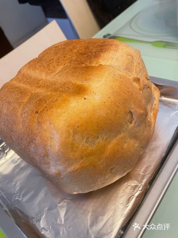 自己动手买材料,称重,制作出健康美味的面包哈哈哈