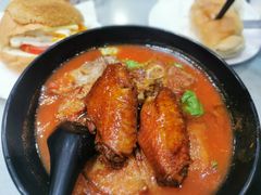番茄浓汤鸡翅猪扒通粉-华嫂冰室(尖沙咀店)