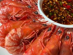 白灼草虾-不仔客海鲜烧烤270度海景餐厅(大东海店)