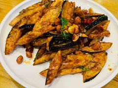 穆鑫楼炸茄子-穆鑫楼食府