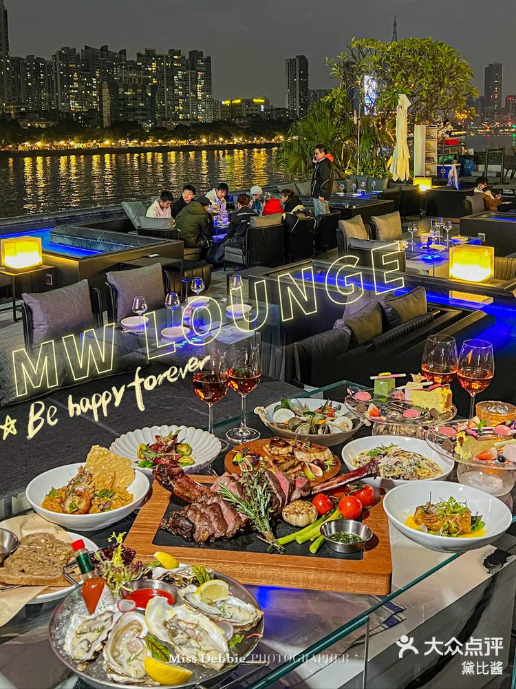 广州新店 | 黄昏日落夜景尽收眼底的西餐厅6015
