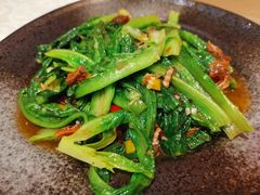 豆豉鲮鱼油麦菜-禾悦庄餐厅