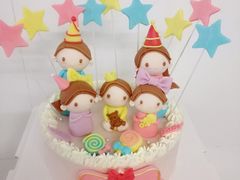 慕斯半翻糖蛋糕-蛋糕好了·动物奶油0卡糖低脂蛋糕