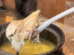 崂山泉水鸡-崂山水果园农家宴(泉水鸡店)