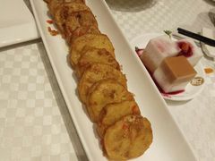 XO酱酿藕夹-望乡楼上海菜(日月光店)