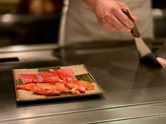 本日鲜鱼及龙虾腿-Ginza Onodera铁板烧(外滩十八号店)