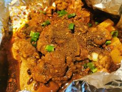 铁板脑花-盡膳口福跷脚牛肉火锅(北美新天地店)