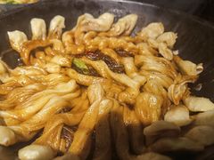排骨豆角卷子-华盛园卷子王农家菜水库鱼