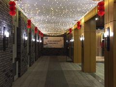 酒店入口 略显浮夸-都江堰中心国际酒店
