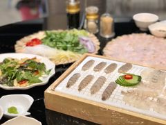 虾菇刺身拼沙泸虾生-草鱼先生潮州鱼生·虾生(新厦花园店)