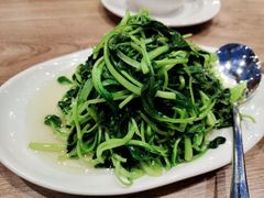 清炒鸡毛菜-川旺角川粤融合菜•海景餐厅(星海广场店)