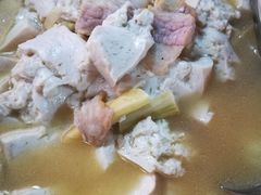 手工豆腐笋干汤-国生茶庄·地道农家菜团建活动