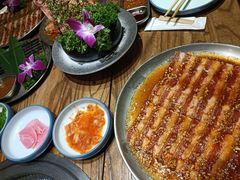 -明洞阿姨·韩式酱蟹烤肉·创意料理(三元桥店)