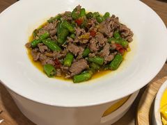 杭椒爆炒牛肉-新白鹿餐厅(城西银泰城店)